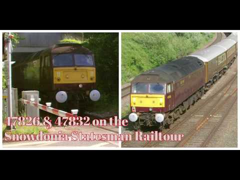 Llandudno Junction 16.6.2018 - WCRC 47826 & 47832 on Snowdonia Statesman