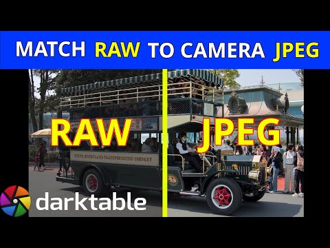 Darktable: Match RAW to In-Camera JPEG | Quick Workflow & Camera Styles Guide