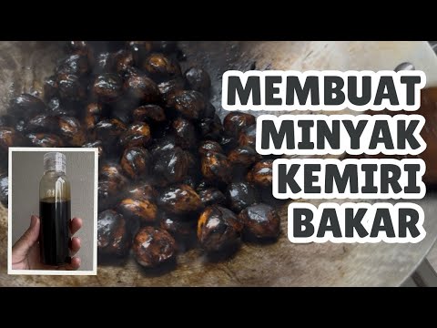 Easy Way to Make Burnt Candlenut Oil Without Dregs for Naturally Black Hair