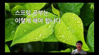 스프링 입문 강의 소개