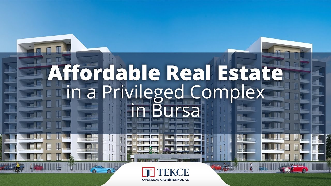 Immobiliers Abordables Dans Une Résidence Privilégiée à Bursa