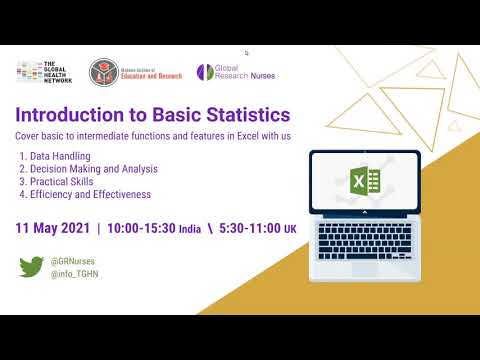 Introduction to Basic Statistics | Workshop on Excel