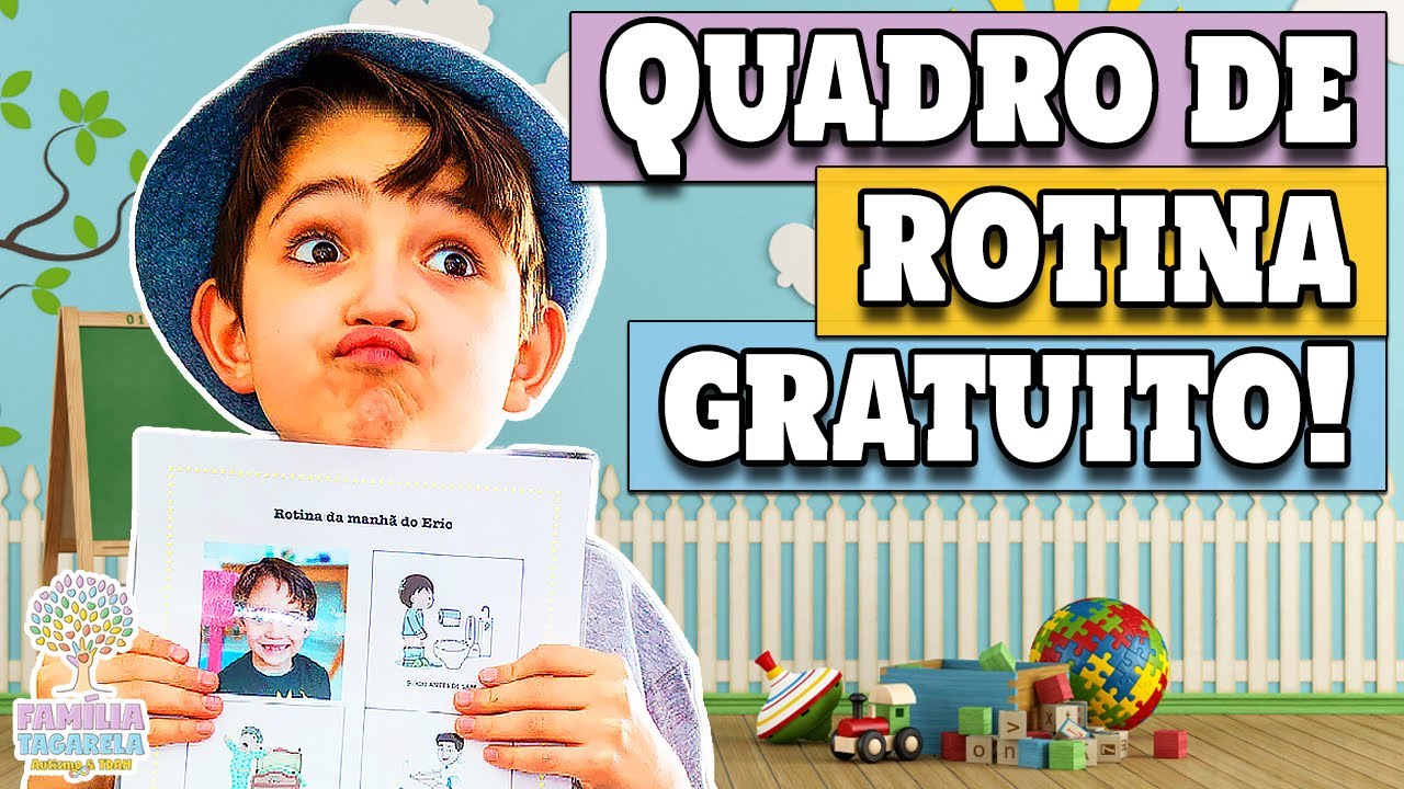 QUADRO de ROTINA do AUTISTA com Dicas para Pais e Professores