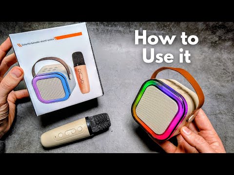 Manual & Instructions for K12 Karaoke Machine Wireless Bluetooth Speaker with Microphone