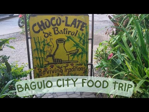 BAGUIO CITY Food Trip: Chocolate de Batirol Traditional hot chocolate drink | Vlog 20