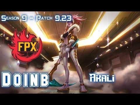 FPX Doinb AKALI vs VLADIMIR Mid - Patch 9.23 KR Ranked