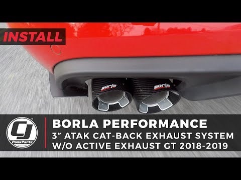 2018-2023 Mustang GT Install: Borla 3" ATAK Cat-Back Exhaust System with 4" Carbon Fiber Tips