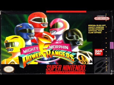 Mighty Morphin Power Rangers - SNES Longplay