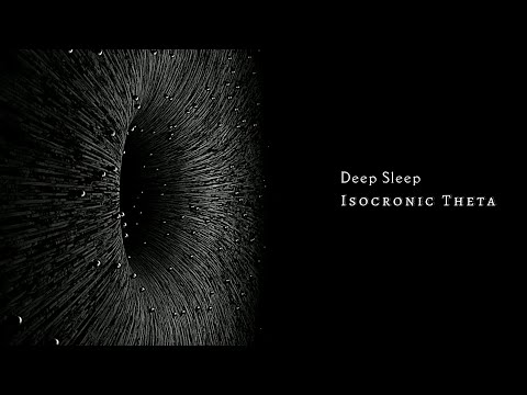 Relaxing Sleep ISOCHRONIC Theta Waves - Deep SLEEP Music, Fall ASLEEP Fast [BLACK SCREEN at 10 min]