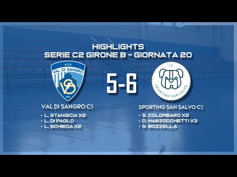 Val Di Sangro C5 - Sporting San Salvo C5 5-6 - Highlights - Serie C2/B Giornata 20 - 08-03-25
