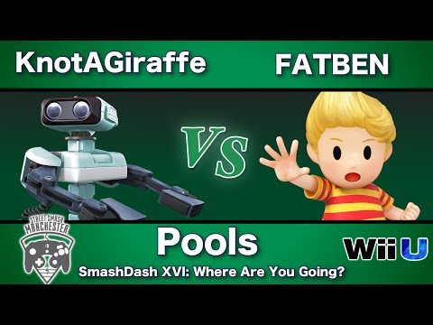 SmashDash XVI - KnotAGiraffe (R.O.B.) Vs. FATBEN (Lucas) - Pools