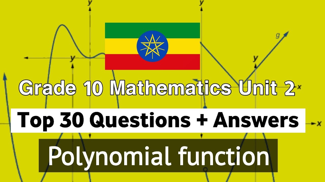 Top 30 Questions from Grade 10 Mathematics unit 2 Polynomials :- Questions and answers 