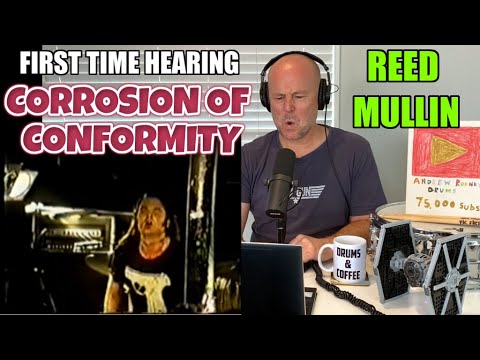 Drum Teacher Reacts: REED MULLIN | CORROSION OF CONFORMITY | Mine Are The Eyes Of God | live 1992