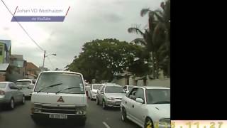 WATCH: Motorist puts law-breaking taxi in his place. Literally.