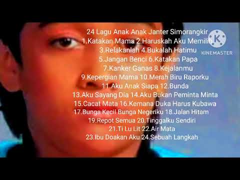 24 Lagu Anak Anak Janter Simorangkir