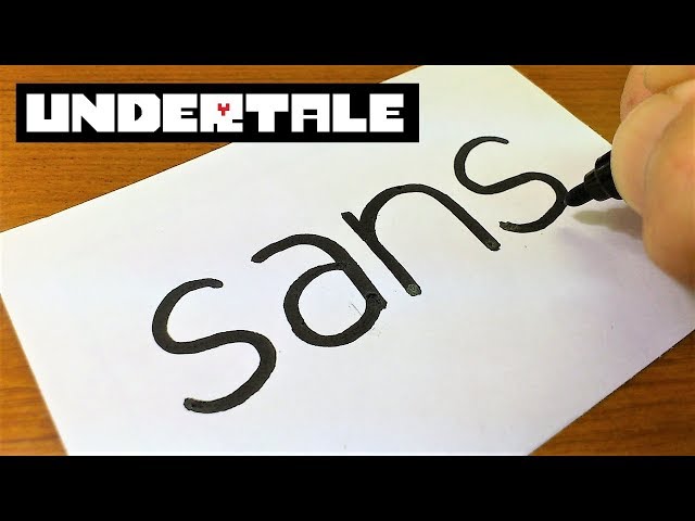 How To Draw Sans From Undertale