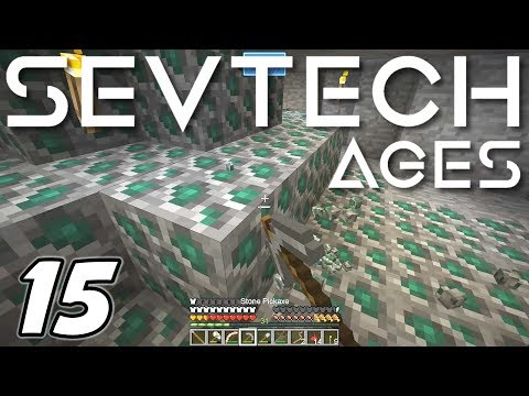 Minecraft Sevtech: Ages - PROSPECTING for ORE (Modded Survival) - Ep. 15