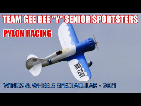 TEAM GEE BEE "Y" SENIOR SPORTSTERS RETRO PYLON RACING TEAM - WINGS & WHEELS SPECTACULAR # 2 - 2021
