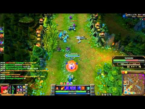 Annie kills WW with only her shield!