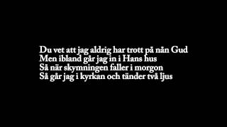 Björn Afzelius - Två Ljus (Lyrics On Screen)