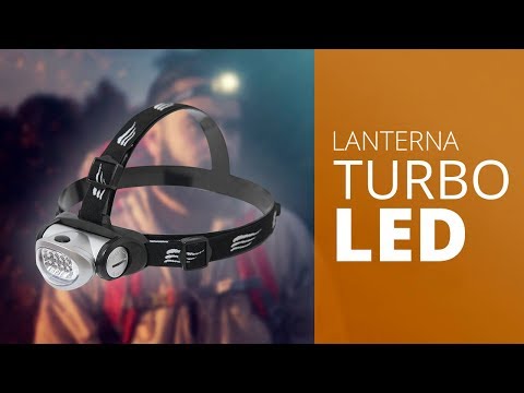 Vídeo - Lanterna de Cabeça NTK Turbo Led