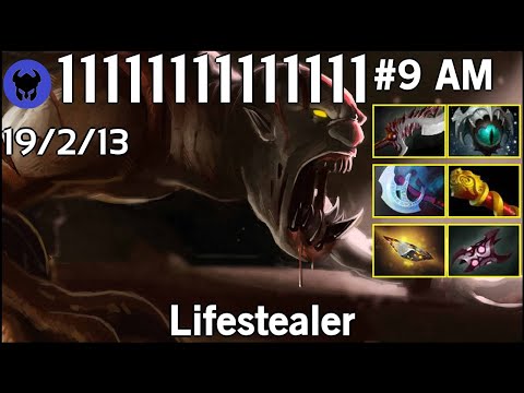 11111111111111 #9 AM plays Lifestealer!!! Dota 2 - 8525 Avg MMR