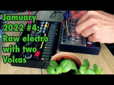 Quick electro jam with Korg Volca Beats and Volca Modular | Jamuary 2022 #4