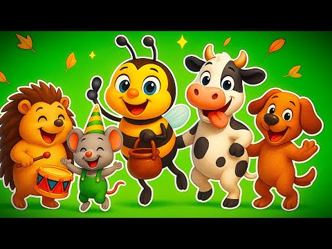 🥁 Colaj cântecele vesele de toamnă pentru copii de grădiniță 🐝🍁 Cip-Cirip Mix 2025 🎵