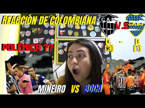 MINEIRO (0) VS BOCA (0) - PENALTIES [3 - 1] COLOMBIANA'S REACTION - LIBERTADORES CUP 2021