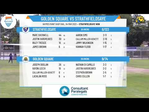 Bendigo District CA - Arthur Lee Shield - Rd16 - Golden Square v Strathfieldsaye