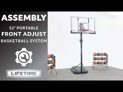 Lifetime Adjustable Portable Basketball Hoop (52-Inch Polycarbonate)