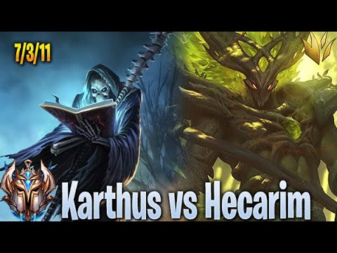Karthus Jungle vs Hecarim - KR Challenger