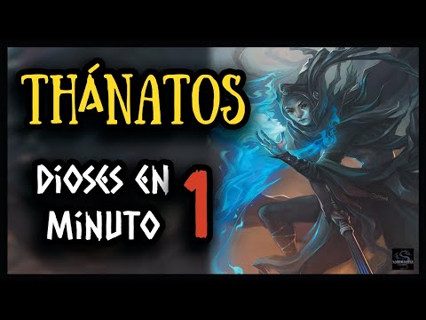 THÁNATOS / TÁNATOS MITOLOGÍA GRIEGA en DIOSES EN 1 MINUTO ( D|M ) - Logomaquia