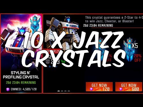 TRANSFORMERS: Forged To Fight - 10 x JAZZ CRYSTAL OPENING!