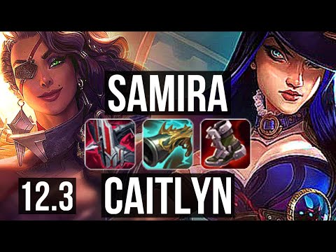 SAMIRA & Zilean vs CAITLYN & Sett (ADC) | Quadra, 66% winrate, Dominating | KR Master | 12.3