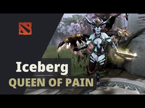 Iceberg plays Queen of Pain Dota 2 Full Game