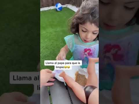 Tu muñeca de hizo popo💩 Prank a mi sobrina😂 #prank #shorts