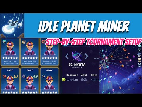 [Idle Planet Miner Strategies] E3: Step-by-step Midgame Tournament Setup in AT Meta
