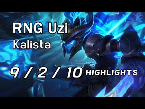 RNG Uzi Kalista 9/2/10 | Highlights