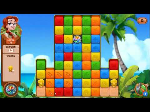 Lost Island Blast Adventure Level 78 - No Boosters