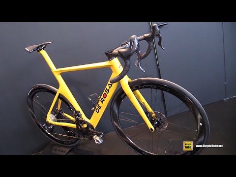 De Rosa SK Pininfarina Yellow Road Bike Walkaround Tour - 2020 Model