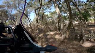 Sending it in my backyard on Africa Twin