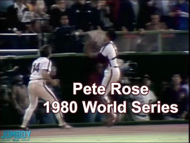 Pete Rose Snags a dropped pop up in the World Series, a breakdown