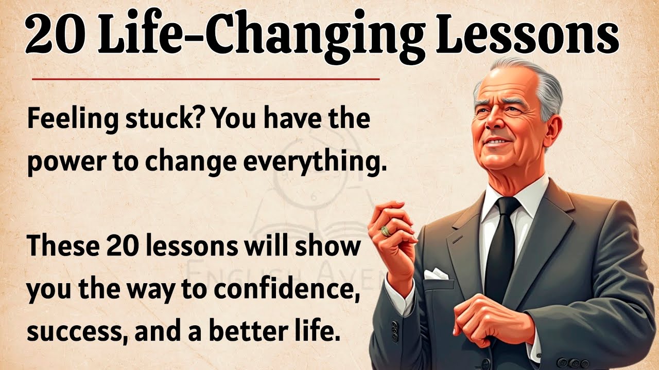 20 Life Changing Lessons 🔥 || Stop Waiting, Start Winning || Graded Reader || Improve Your English ✅