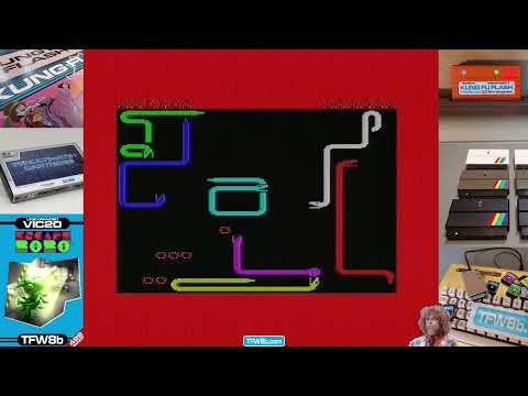 Rod Hull Replays: Snake Pit - Commodore VIC20 - Postern - Mike Singleton - *Contains idiot loudness*