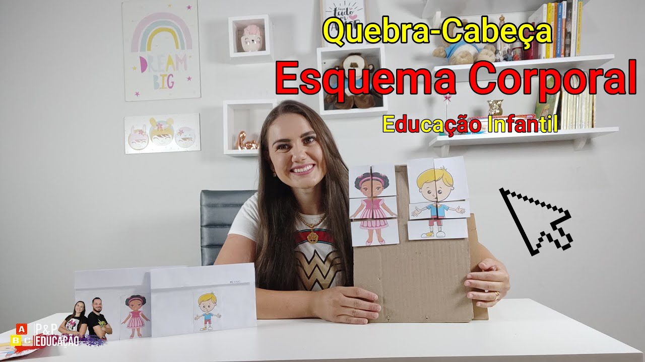 ESQUEMA CORPORAL: QUEBRA-CABEÇA PARA EDUCAÇÃO INFANTIL 😍😍😍