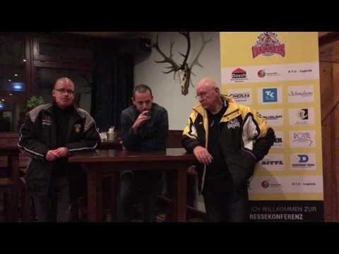 Pressekonferenz: Wanderers Germering - EV Moosburg (14.10.16)