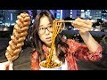 STREET FOOD TOUR At Korean Night Market In Dongdaemun