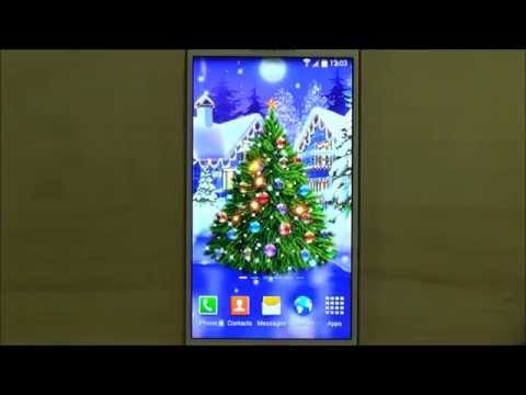 Christmas Rink Live Wallpaper Video