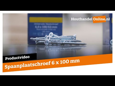 Universele houtschroef Woodpecker 6x100mm Torx video